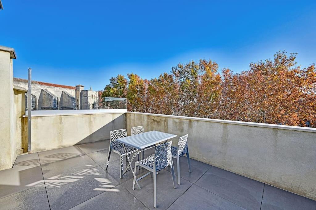 Le Loft Des Papes - 2 Terrasses - Vue Panoramique Sur La Ville - Ac Clim Avignon Kültér fotó